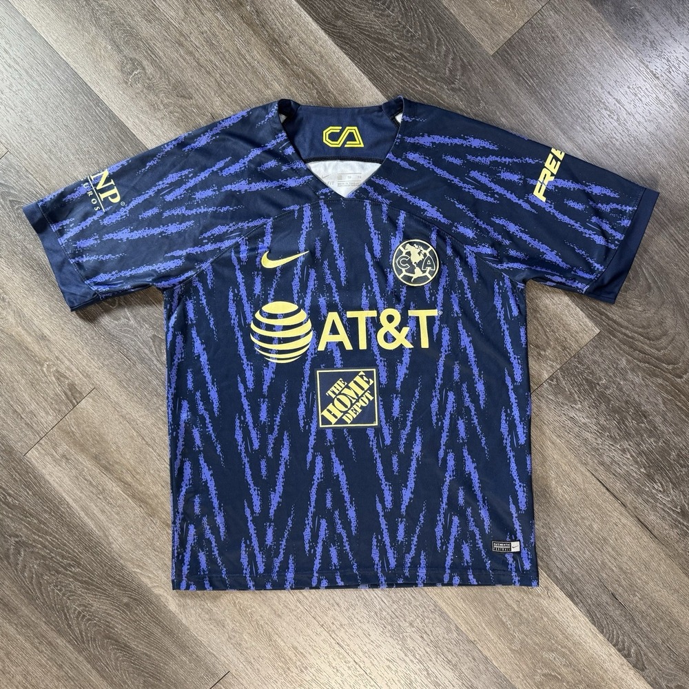 Nike Club America 2022/23 Away Blue/Navy Jersey (Sz L) Officially Licensed